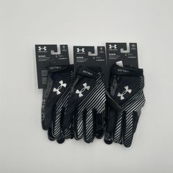 Under Armour - UA Blur Football Gloves (Black)