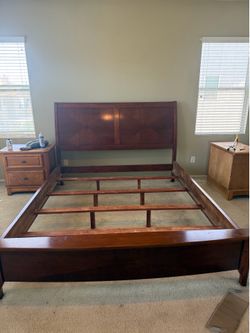 Call king solid wood frame