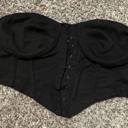 Black Crop Top