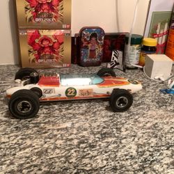 Vintage Testers USA Gas Powered Model Race Car Vintage Nitro Engine 