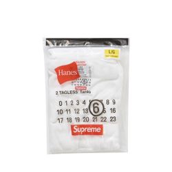 Supreme x MM6 Maison Margiela x Hanes Tagless Tank Tops