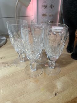Waterford Crystal Wine Glasses Set of 4