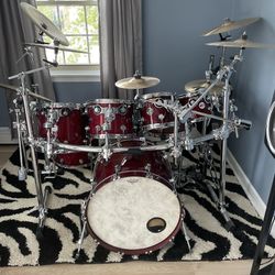 DW Performance Drum Set  Full Rack All Cymbals
