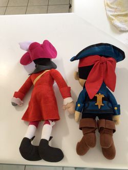 Disney Captain Hook Plush 10” , Jake & Neverland Pirates Plush w/ tags &  Action Figures Set of 3 for Sale in Murfreesboro, TN - OfferUp