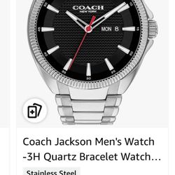 Coach Watch In Perfect Condition 