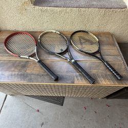🎾 Tennis Racket Bundle • Wilson Hyper Hammer, Head Titanium, Tournament Edge • 3 Rackets Total