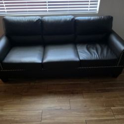 Dark Brown Leather Sofas 