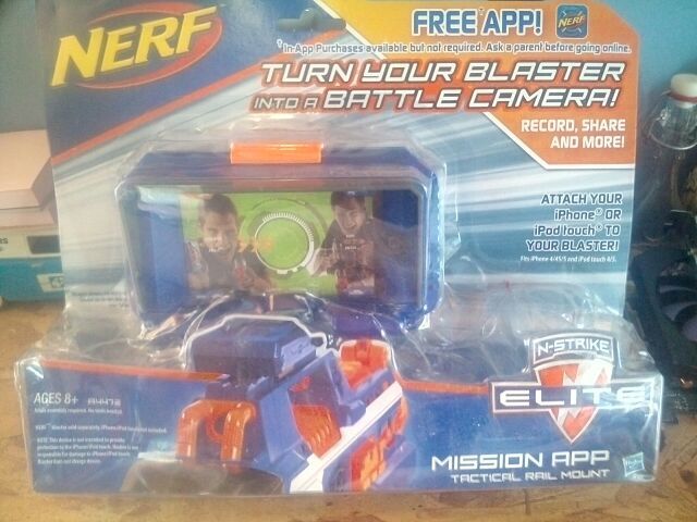 Nerf mission app tactical rail mount