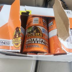 Waterproof Patch And Seal Gorilla Tape (White) 5 Brand New Rolls