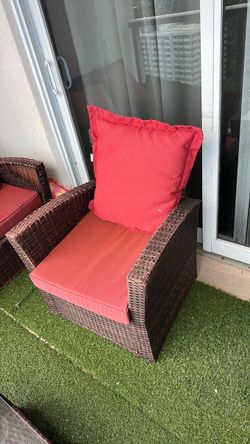 4 Piece Outdoor Patio Furniture Set, Patio Furniture