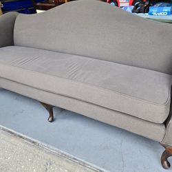 Camel Back Sofa Couch Gray French Style