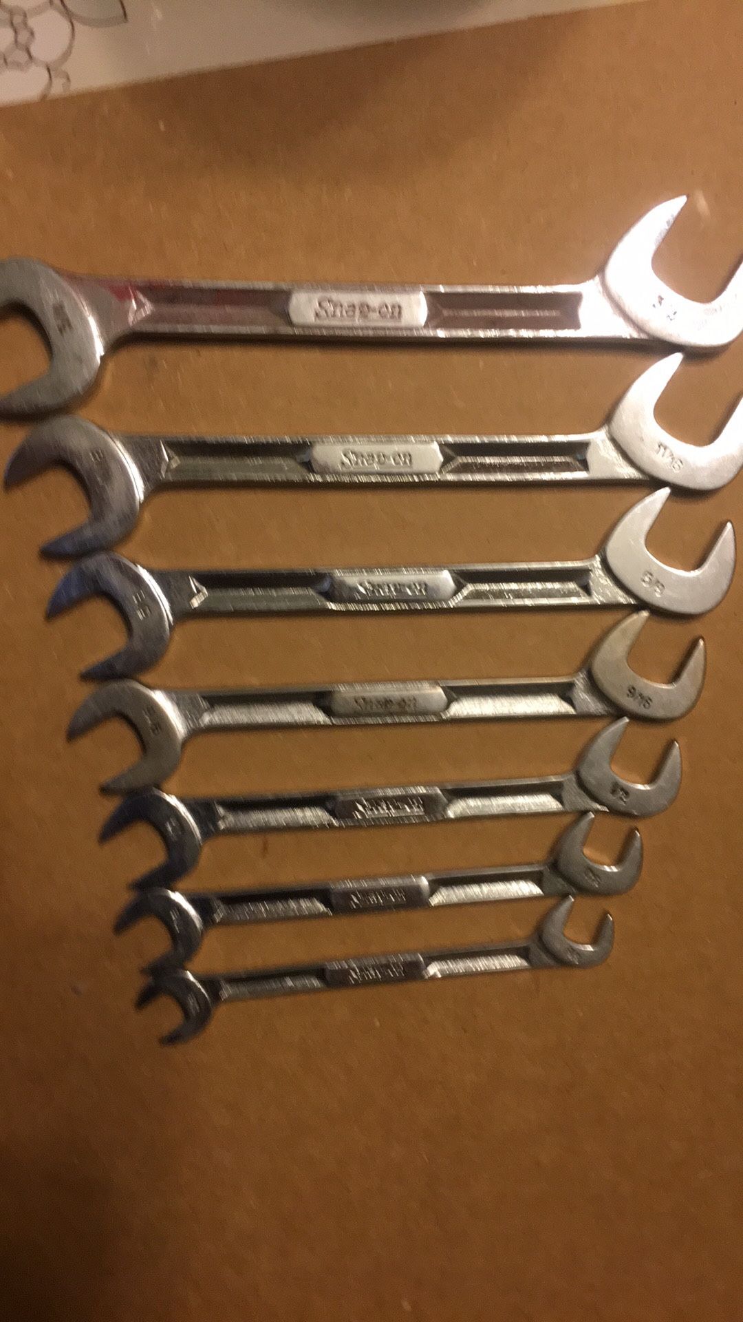 Snap On 7 Pc Angle Wrench Set 3/8-3/4