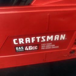 BRAND NEW CRAFTSMAN 20” - 48cc Gas Chan Saw With Case @ Extras.