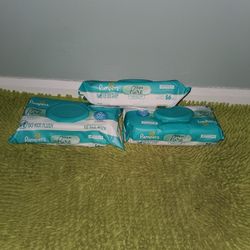 3 Bags 56 Baby Wipes 