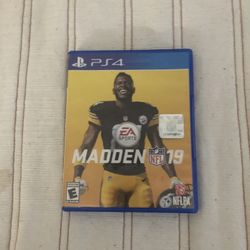 Madden 19 game Ps4