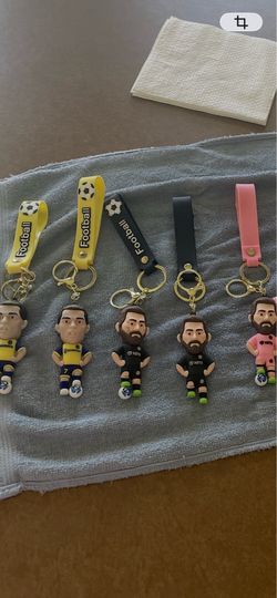 Ronaldo & Messi keychains