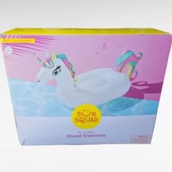 Giant 7FT Long Inflatable Unicorn for Pool