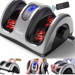 TISSCARE Shiatsu Foot Massager with Deep Kneading Heat Therapy