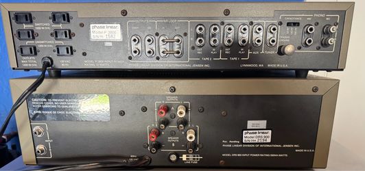 Vintage Phase Linear Preamp and Power Amp
