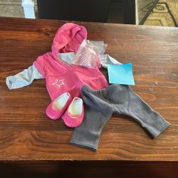 American Girl Starry Hoodie Set