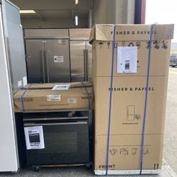 Fisher and Paykel Kitchen Set, Fridge + Oven & Cooktop 