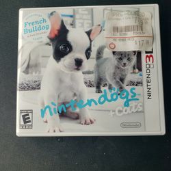 Nintendogs 3ds French bulldog and new friends + cats
