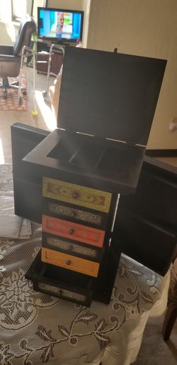 Handmade indian jewelry box