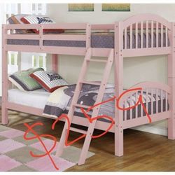 Princess Bunk Bed Pink
