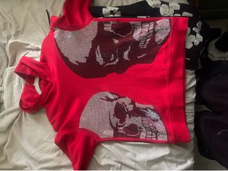 Streetwear Red Skull Designer Jacket🔥PREMIUM