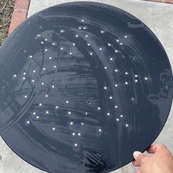 Small Round Black Table 