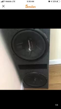 Pioneer subs 2800 Watts