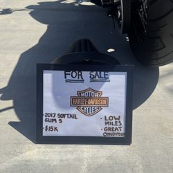 2017 Harley Davidson Softail Slim S