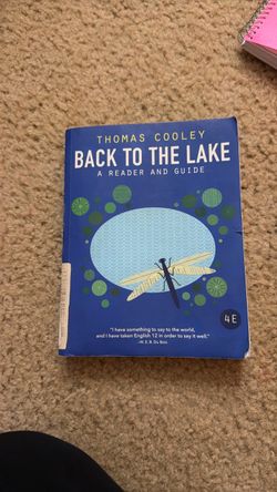 Back to the lake book
