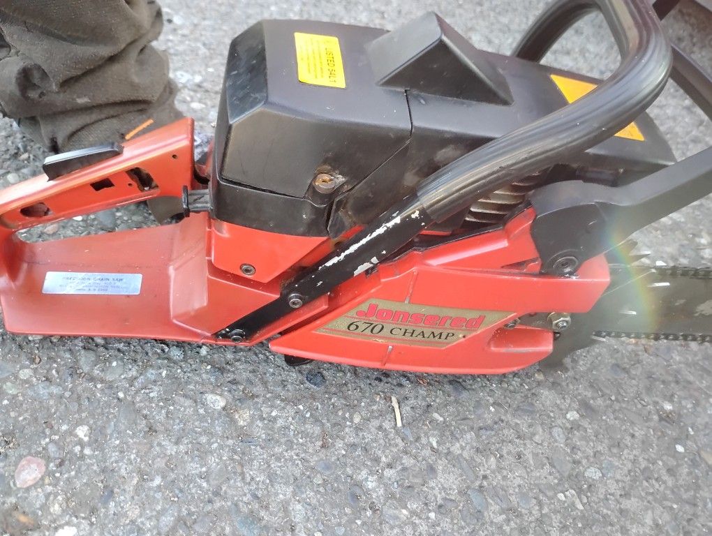 Jonsered 670 Chainsaw, Collectors Saw