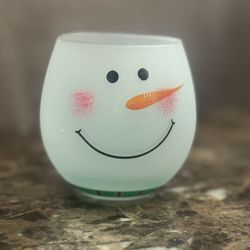 Santa & Snowman Holiday Glasses