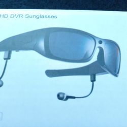 Sunglass With Bluetooth Headphone/Video Camera HD