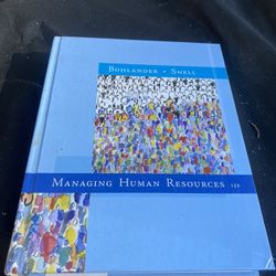 Managing Human Resources Textbook 15e Edition