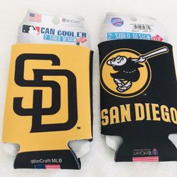 New!⚾️SAN DIEGO PADRES ⚾️ 12oz CAN COOLER 🍺 $5 each or 2 for $8!!   