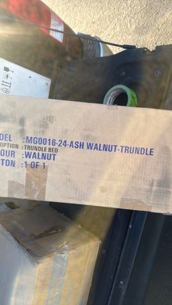 Ash Walnut Trundle Bed – Model MG0016-24
