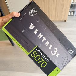Nvidia GeForce RTX 5070 Msi Ventus 3x