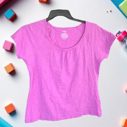 Danskin Now Pinkish Purple Active Wear Athletic Top Women XL