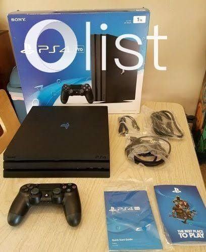 Ps4 pro with controller and games