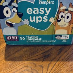 Pampers Easy Ups 56 Count 57 Ct 4T5T Training Pants