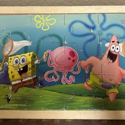Sponge Bob SquarePants Wooden Puzzle 