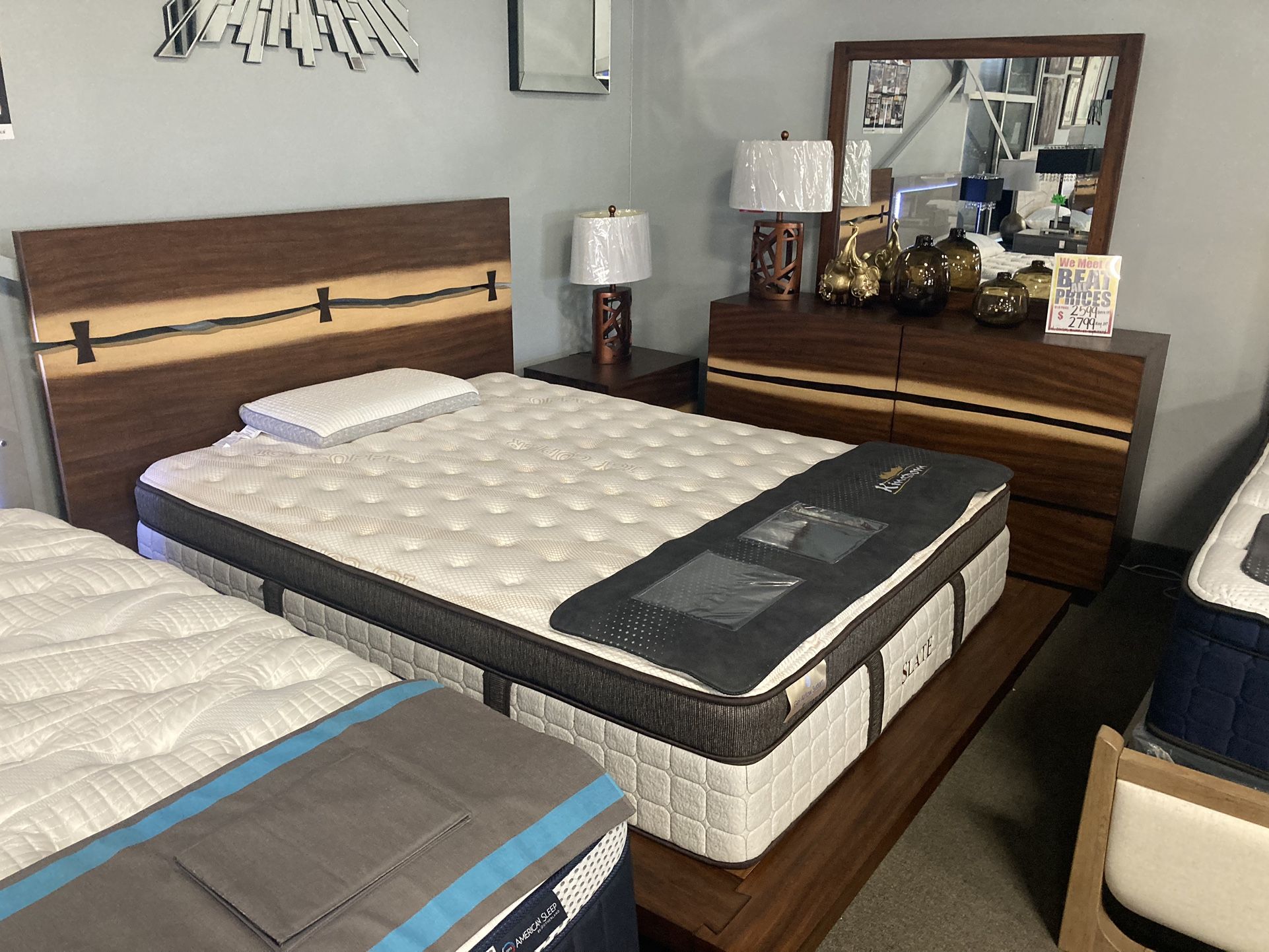 Gorgeous Solid Wood Bedroom set! $1999 🤎📦🔥