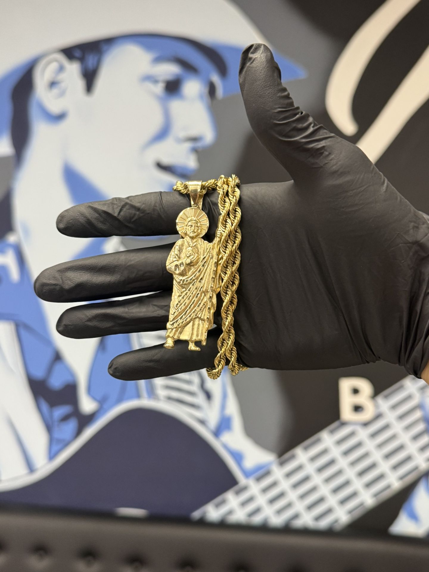 10k/14k Gold San Judas Chain