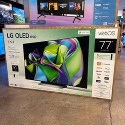 77” Lg Smart 4k Oled Hdr Tv 