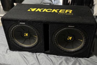Car Audio Package – DBS Pro 8s + Dual Kicker CompC Subwoofer Box – $500 OBO  Selling my complete car audio setup. Everything comes as a package:  ✅ 5 
