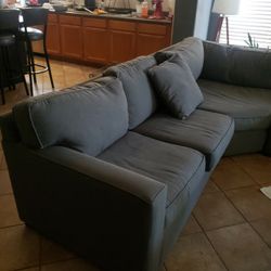 Large Gray Sectional 