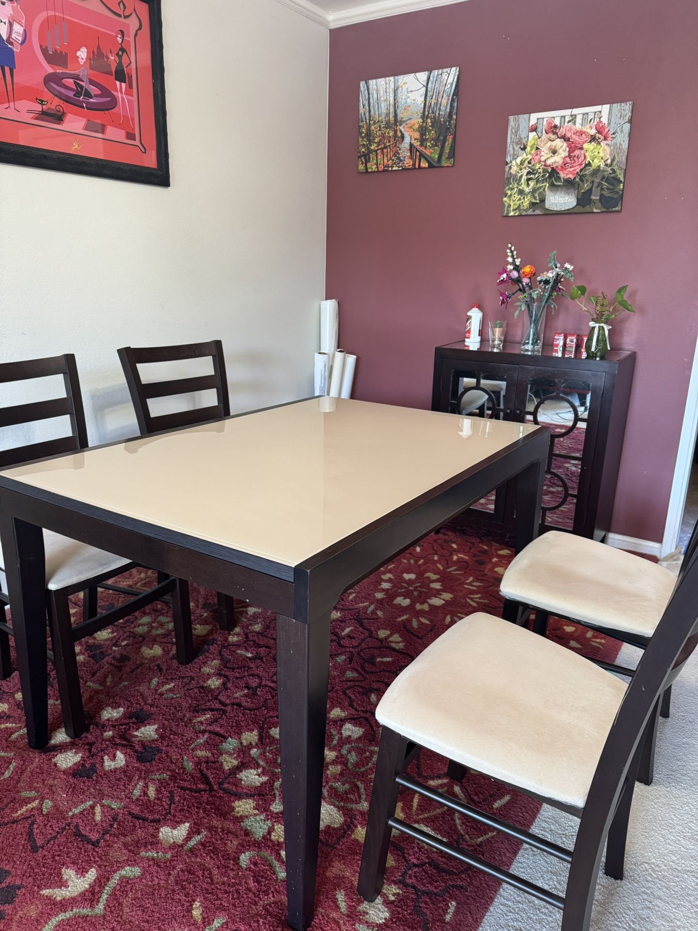 CALLIGARIS Table set (Café Latte)